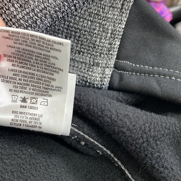 SPYDER Raider Quarter Zip Pullover Sweater In Polar Marble Small Winter Warm Sm - Picture 7 of 7